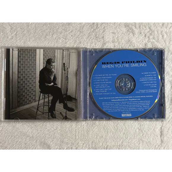 Regis Philbin – When You’re Smiling (CD, 2004, Hollywood Records) Swing Jazz - Picture 3 of 6